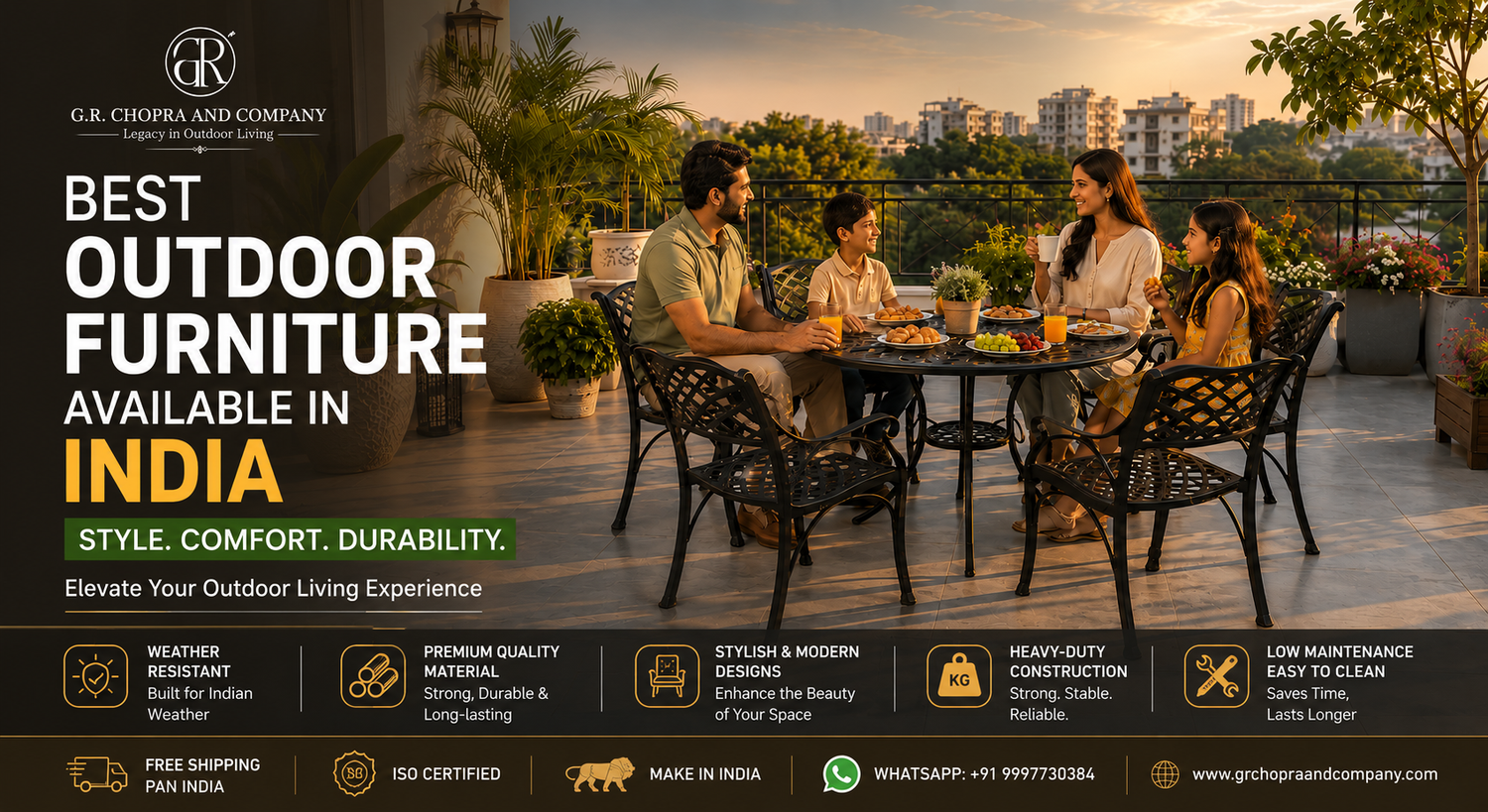 Commercial Outdoor Furniture for Hotels & Restaurants India — Bulk Buying Guide 2026