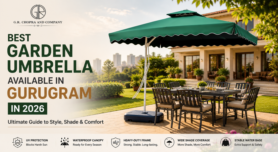 Best Garden Umbrella in Gurugram 2026 — Buyer's Guide & Local Delivery