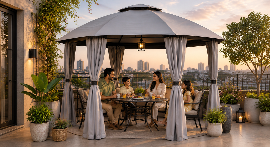 Best Outdoor Spaces in Delhi NCR 2026 — Ideas, Products & Prices