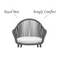 3-Piece Rope Outdoor Furniture Set with 2 Chairs & 1 Table