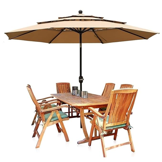 10 Ft 3 Tier Large Size Center Pole Garden Umbrella with Stand – GR Chopra and Company 10 Ft 3 Tier Large Size Center Pole Garden Umbrella with Stand – GR Chopra and Company