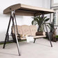 Luxury 3 Seater Garden Swing with Adjustable Canopy — 300kg Capacity