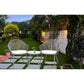 3-Piece Rope Outdoor Furniture Set with 2 Chairs & 1 Table